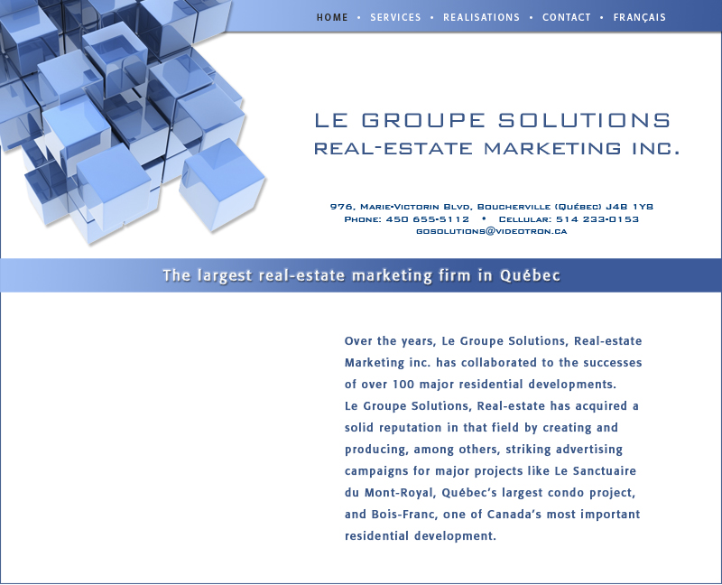 Le Groupe Solutions, Real-estate Marketing