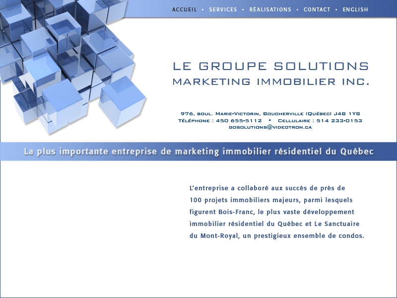 Le Groupe Solutions, Marketing immobilier inc.